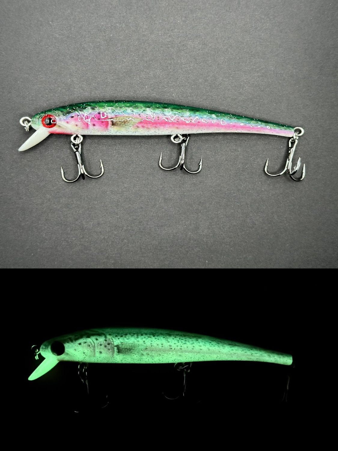 FIRE GLOW NEW RENOSKY , Color: RAINBOW TROUT