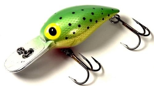 BRADS WIGGLER 3IN, Color: GREEN SPECK-08