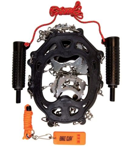 EAGLE CLAW ICE SAFETY KIT WHISTLE, CLEATS, PICKS