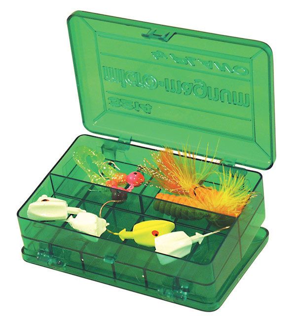 PLANO MAGNUM TACKLE BOX MICRO MAG 4.5*3*4.25' GREEN
