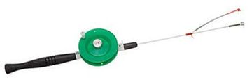SCHOOLEY'S 21"" ICE COMBO SPRING BOBBER POLE W/REEL