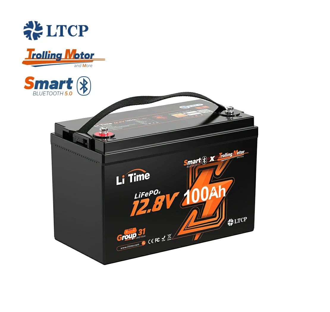 LI TIME LITHIUM12V 100AH GROUP 31 SMART BLUETOOTH TROLLING BATTERY LI TIME LITHIUM12V 100AH GROUP 31 SMART BLUETOOTH TROLLING BATTERY