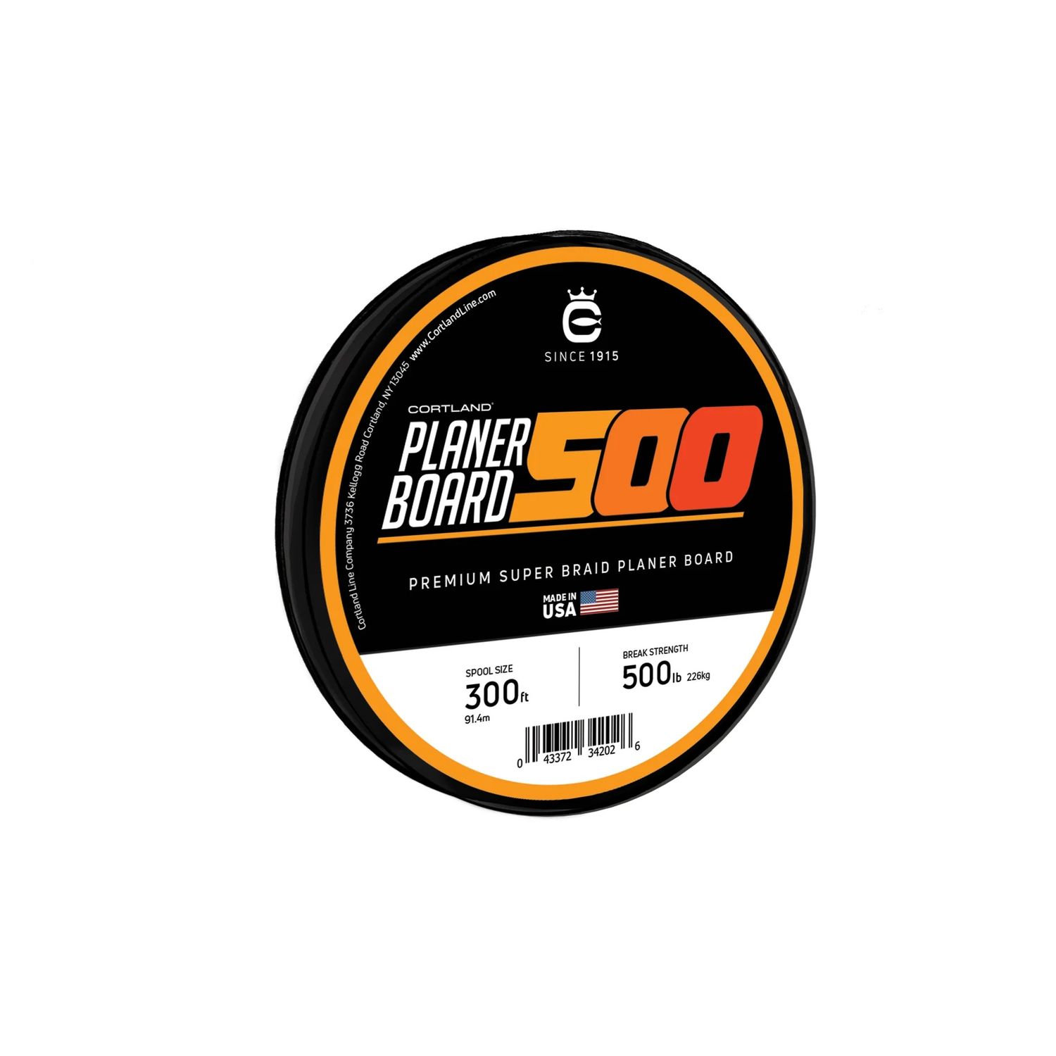 CORTLAND PLANER BOARD LINE 300FT 500#