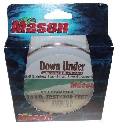 MASON DOWN UNDER TROLLING WIRE, LB: 15#, LENGTH: 300 FT