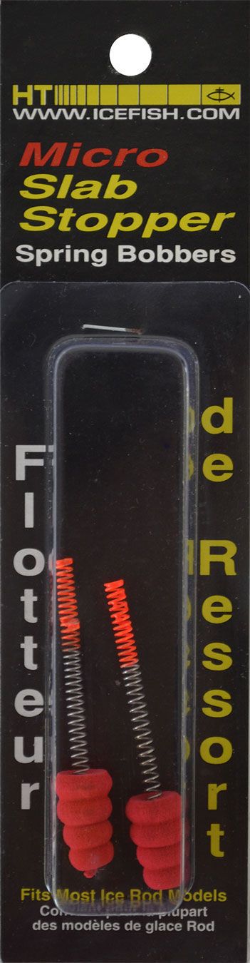 HT SLAB STOPPER SPRING BOBBERS MICRO SIZE 2 PK