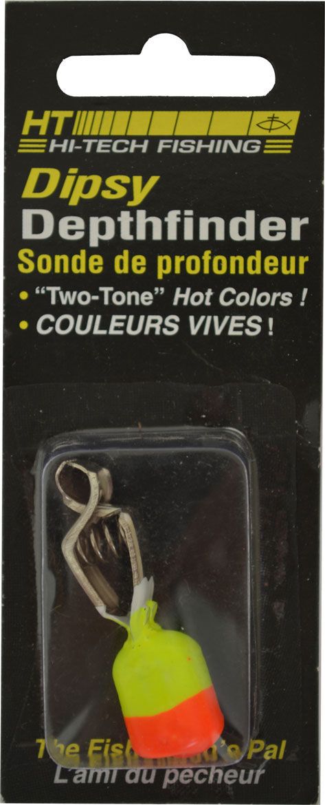 HT TWO-TONE FLOURESCENT PAINTED DEPTHFINDER 1-1/4 OZ 1/PK CARDED