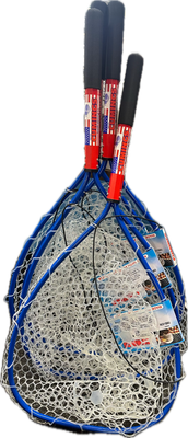 CUMINGS NET RUBBER RED WHITE AND BLUE WADE NET