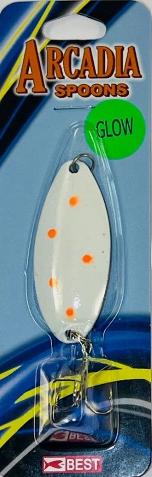 K&E ARCADIA SPOON, Color: GLOW DOTS (GDO), Size: 1/4OZ