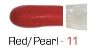 BIG BITE CRAPPIE TUBE 1.5", Color: RED/PEARL