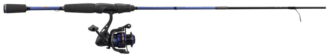 LEWS American Hero 6'6"" Medium/Fast Spinning Combo 2-piece #AH2066MSG2-2 CP=3"