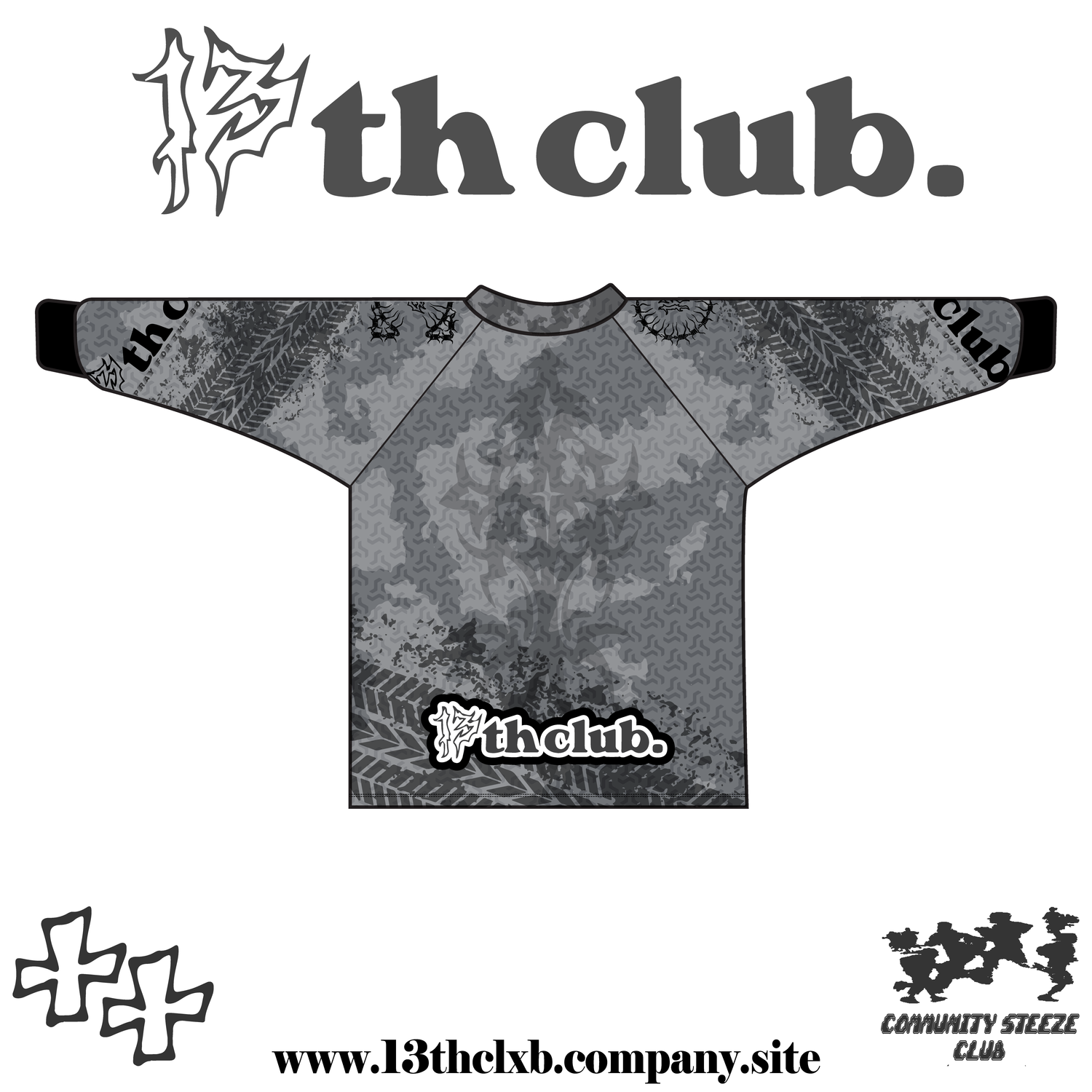 13CL DISTORTED ART JERSEY