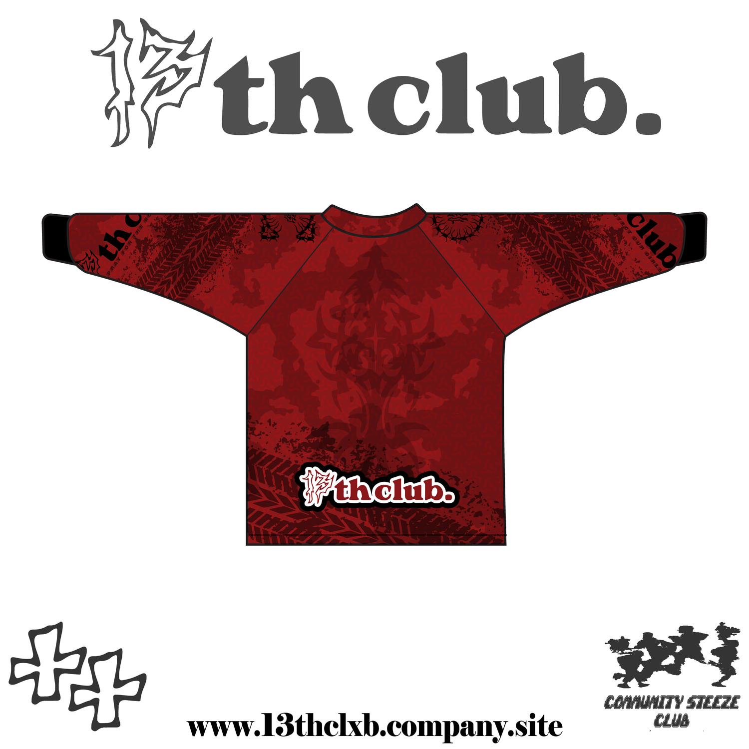 13CL DISTORTED ART JERSEY