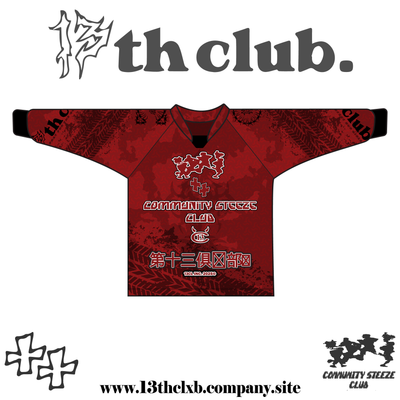 13CL DISTORTED ART JERSEY