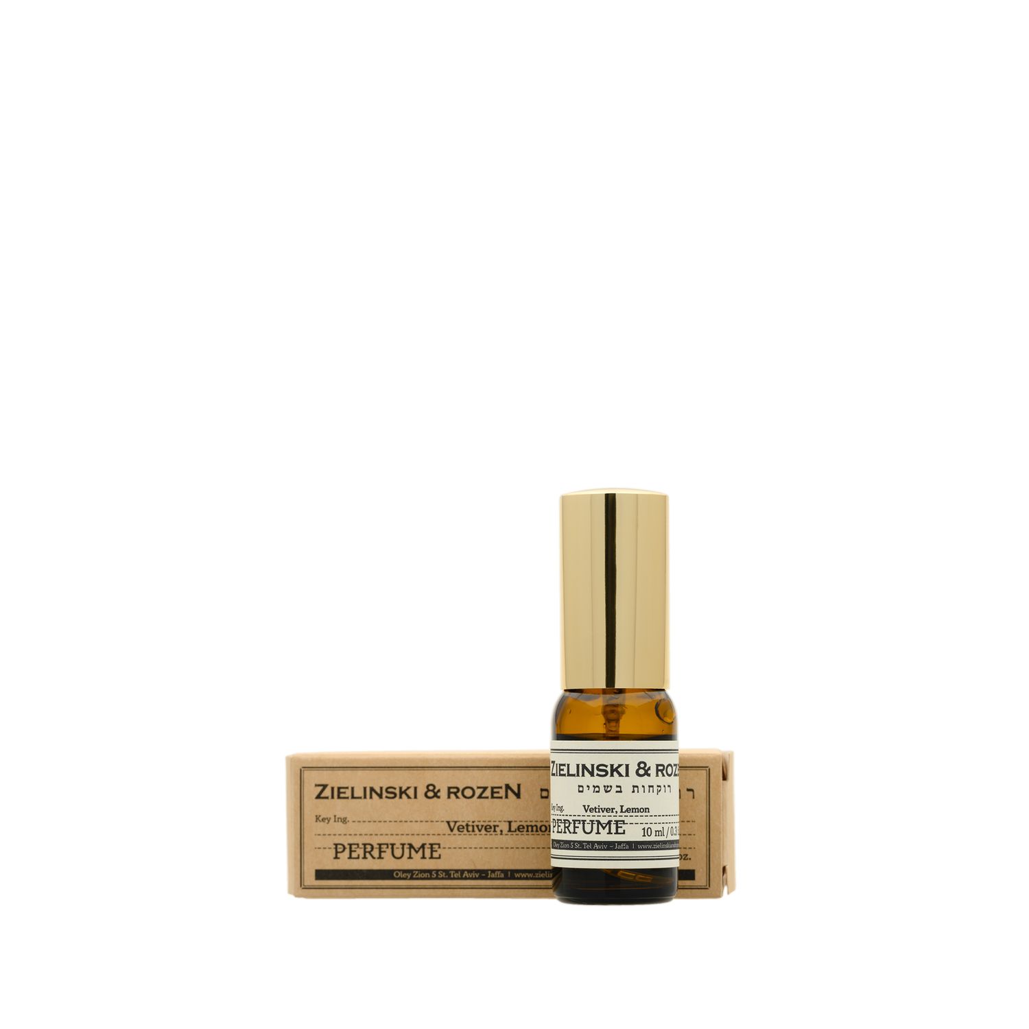 Perfume 10ml-Vetiver, Lemon, Bergamot