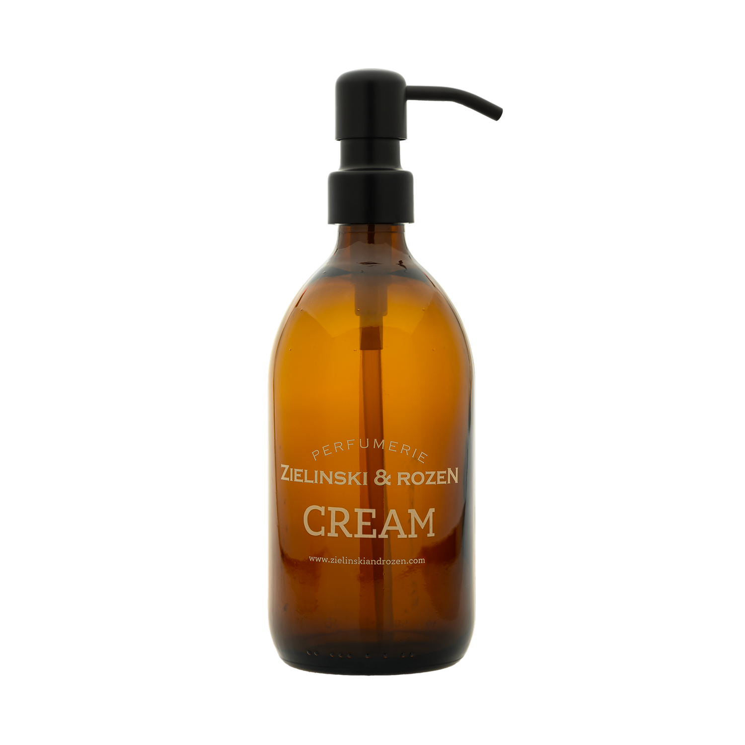 Universal engraved glass bottle for CREAM (425ml)