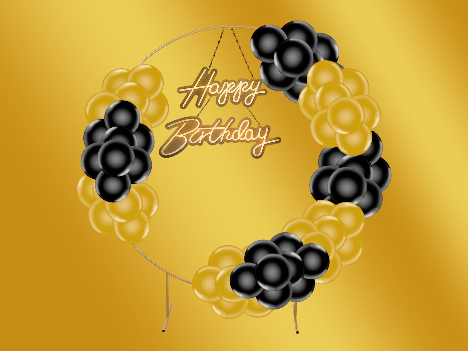 Partial Balloon Hoop