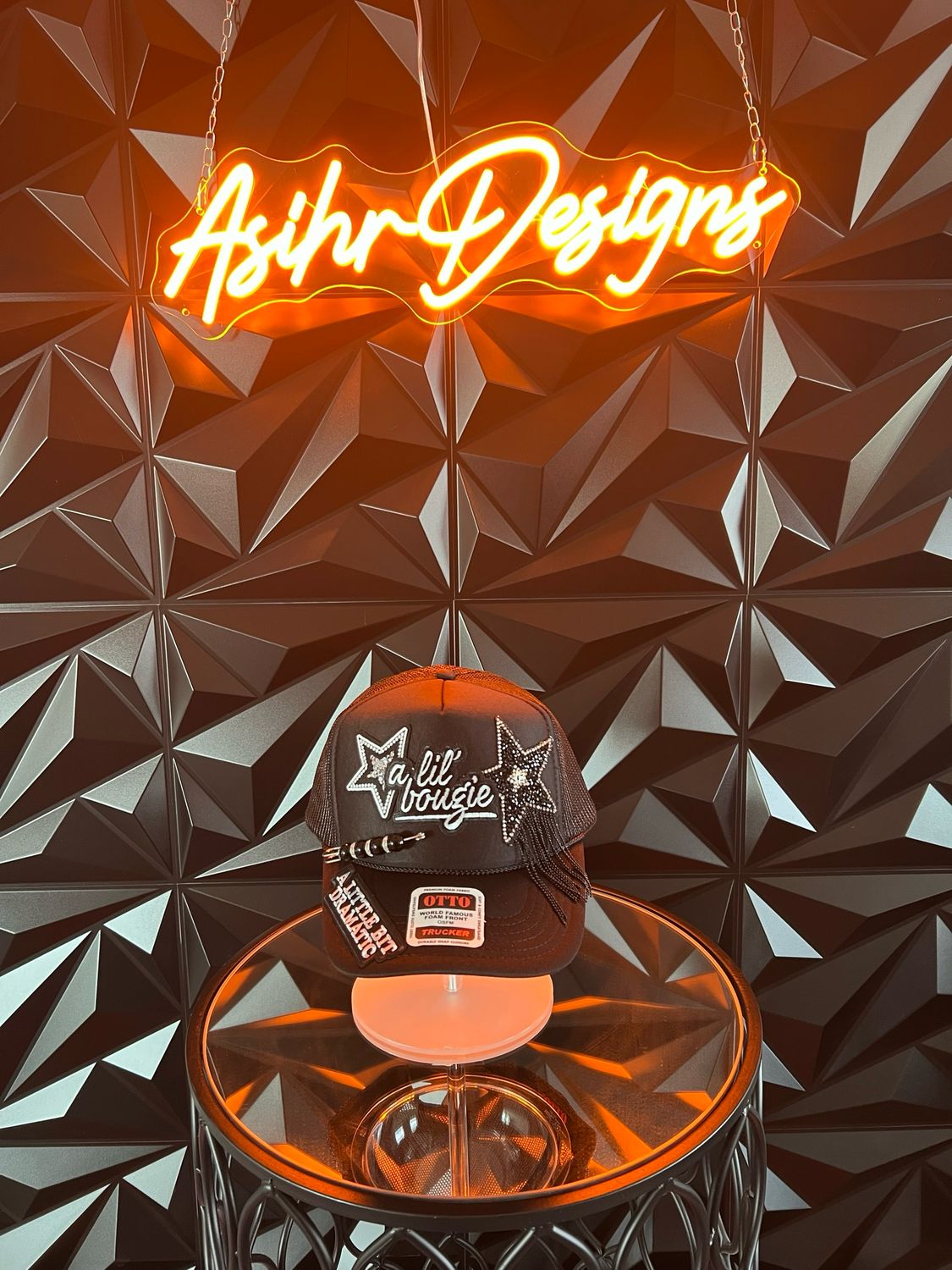 Black Trucker Hat – “Bougie &amp; Dramatic” Edition
