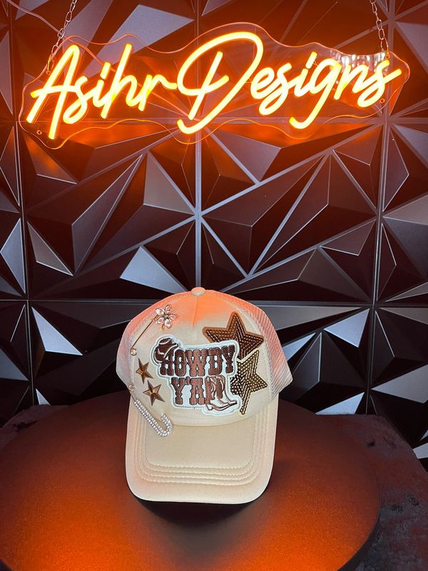 Tan Western Trucker Hat