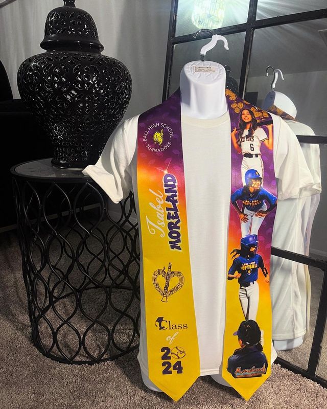 Custom Graduation Stole – Personalized Text &amp; Photo Options