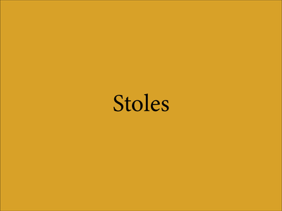 Stoles &amp; Sashes
