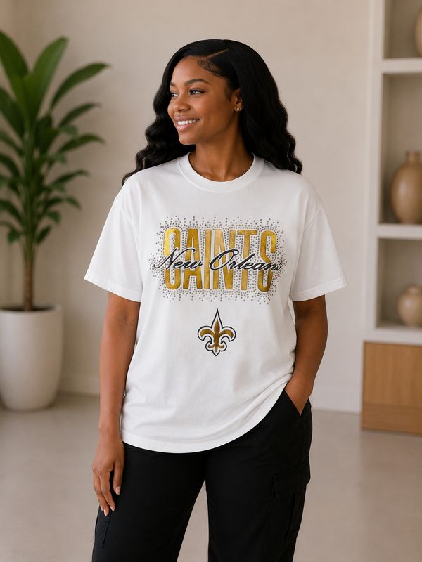 Saints Sparkle HTV T-Shirt