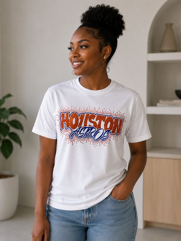 Houston Astros Rhinestone Tee