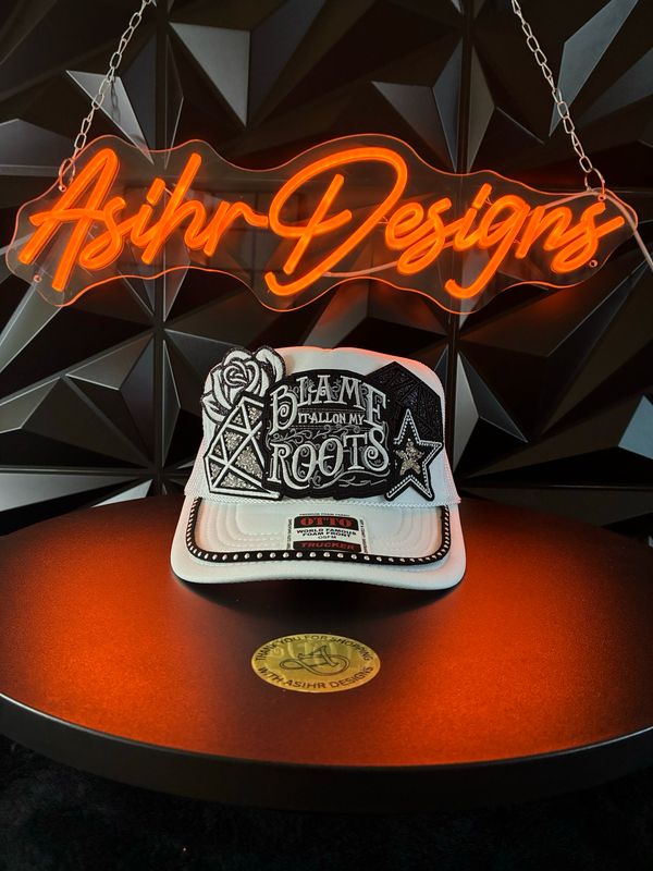 Blame It On My Roots Trucker Hat