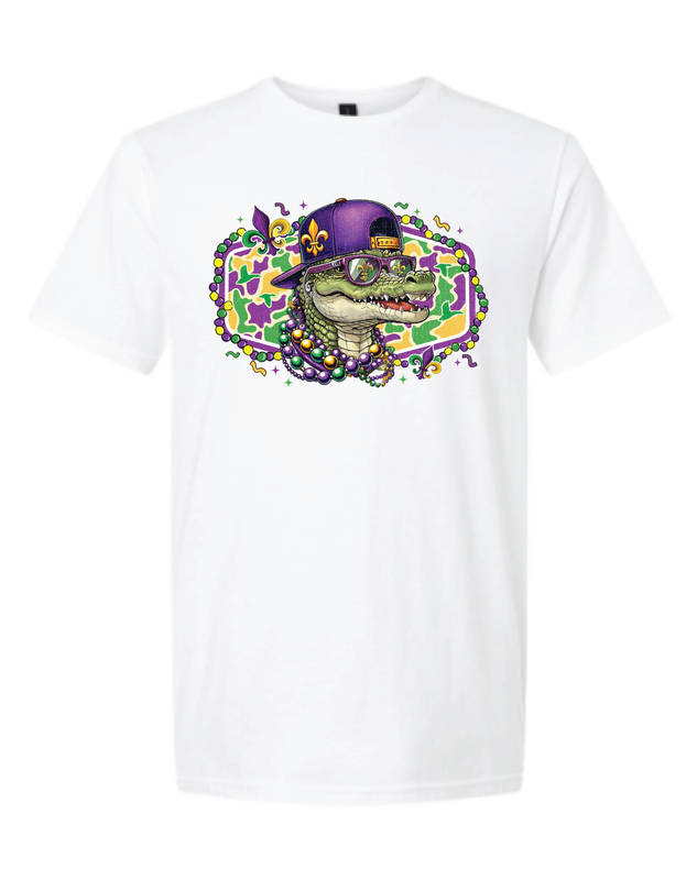 Mardi Gras Gator Drip