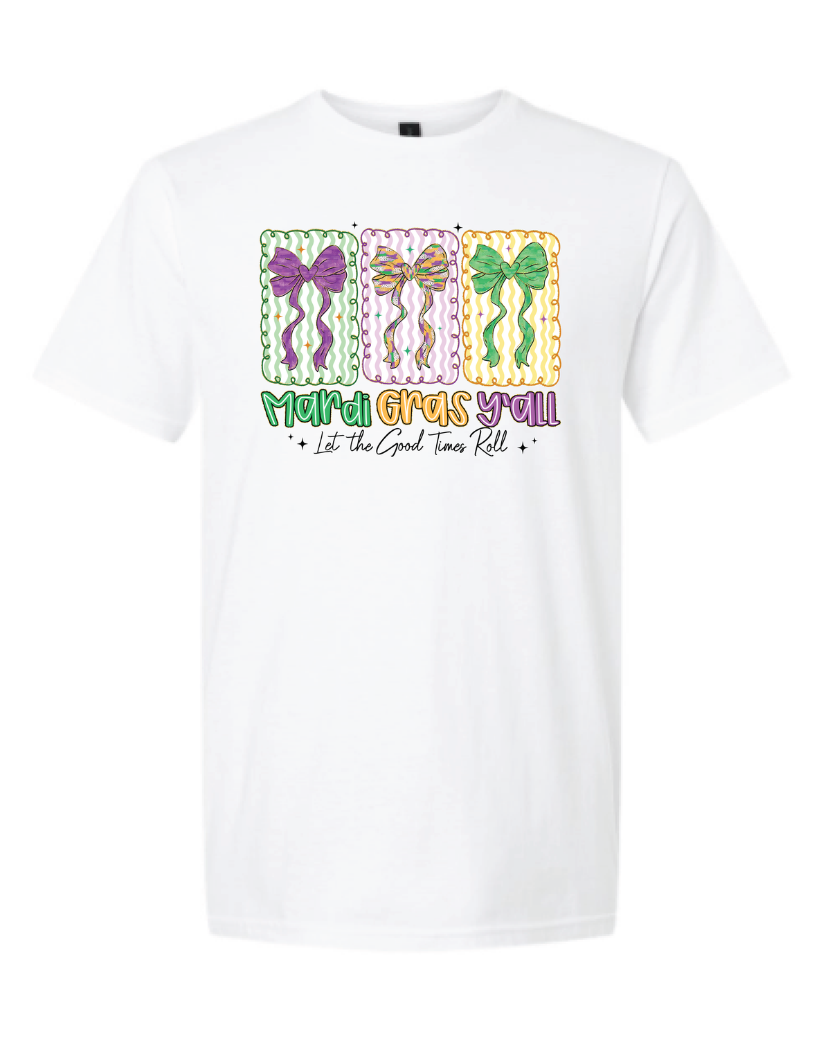 Mardi Gras Y’all Bow