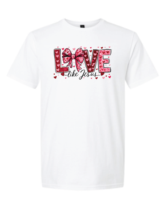 Love Like Jesus Bow T-Shirt