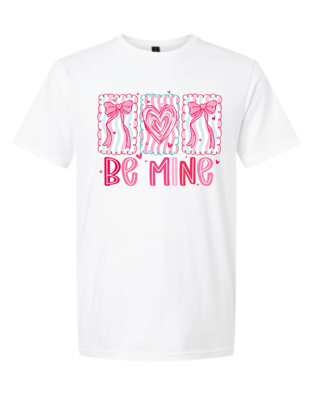 Be Mine Heart Bow Tee