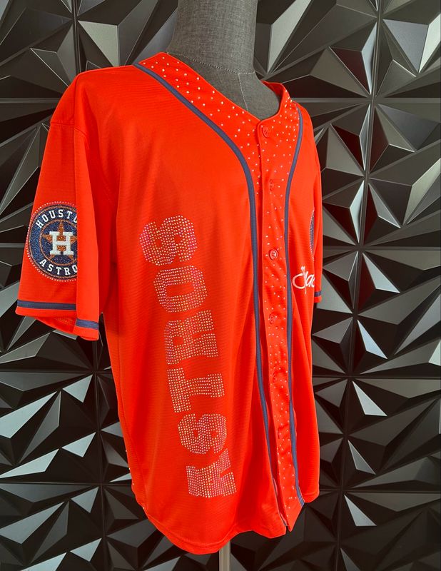 Custom Rhinestone Baseball Jersey
