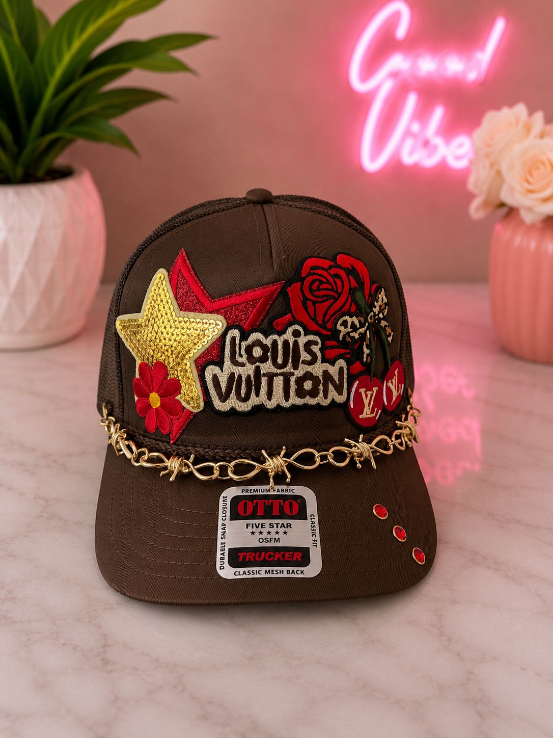 Designer-Inspired Custom Trucker Hat