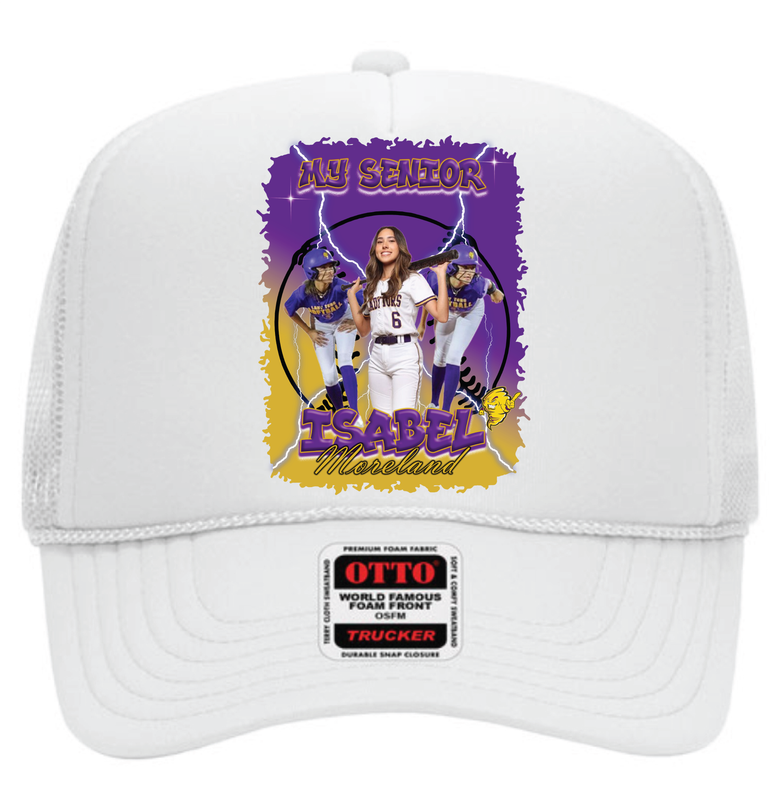 Custom Graduation Trucker Hat – DTF or HTV Design