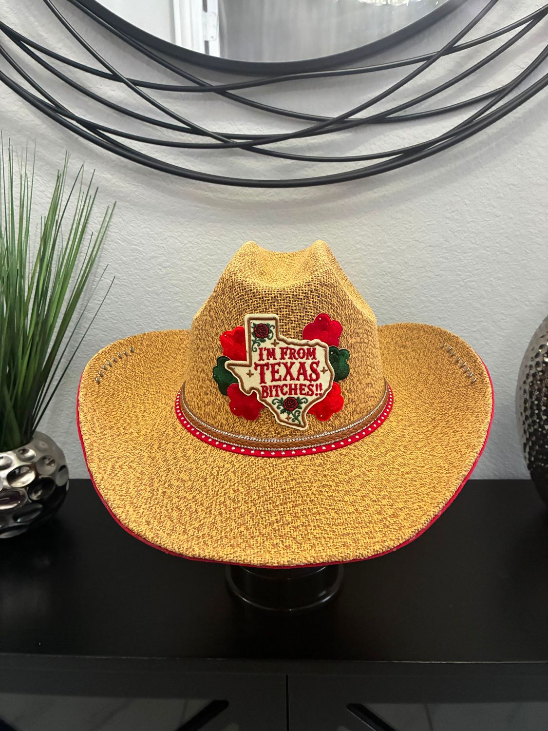 Texas Wildflower Western Hat – “I’m From Texas” Edition