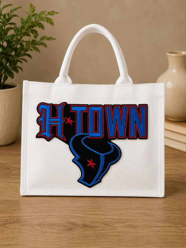 H-Town Houston Football Canvas Tote Bag