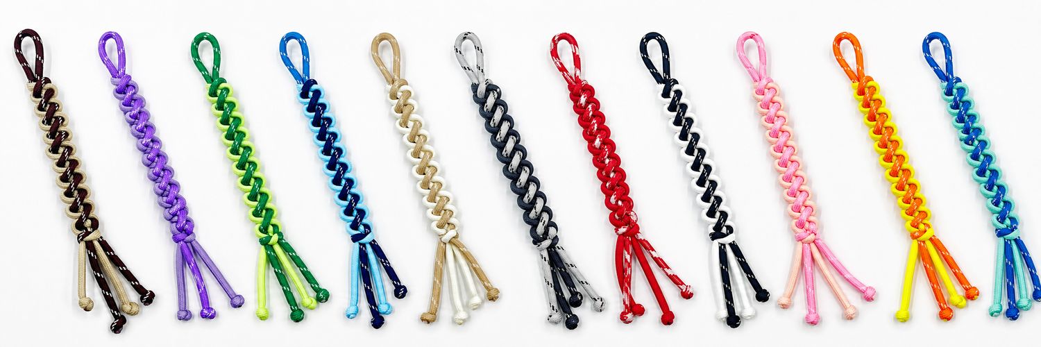 Braided Cord Keychain Loop