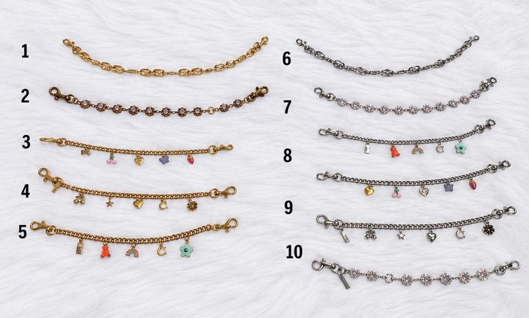 Premium Bag Chains | Gold &amp; Silver Charm Chains