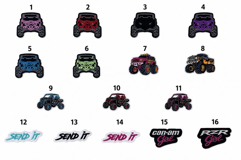 Off-Road Embroidered Patches