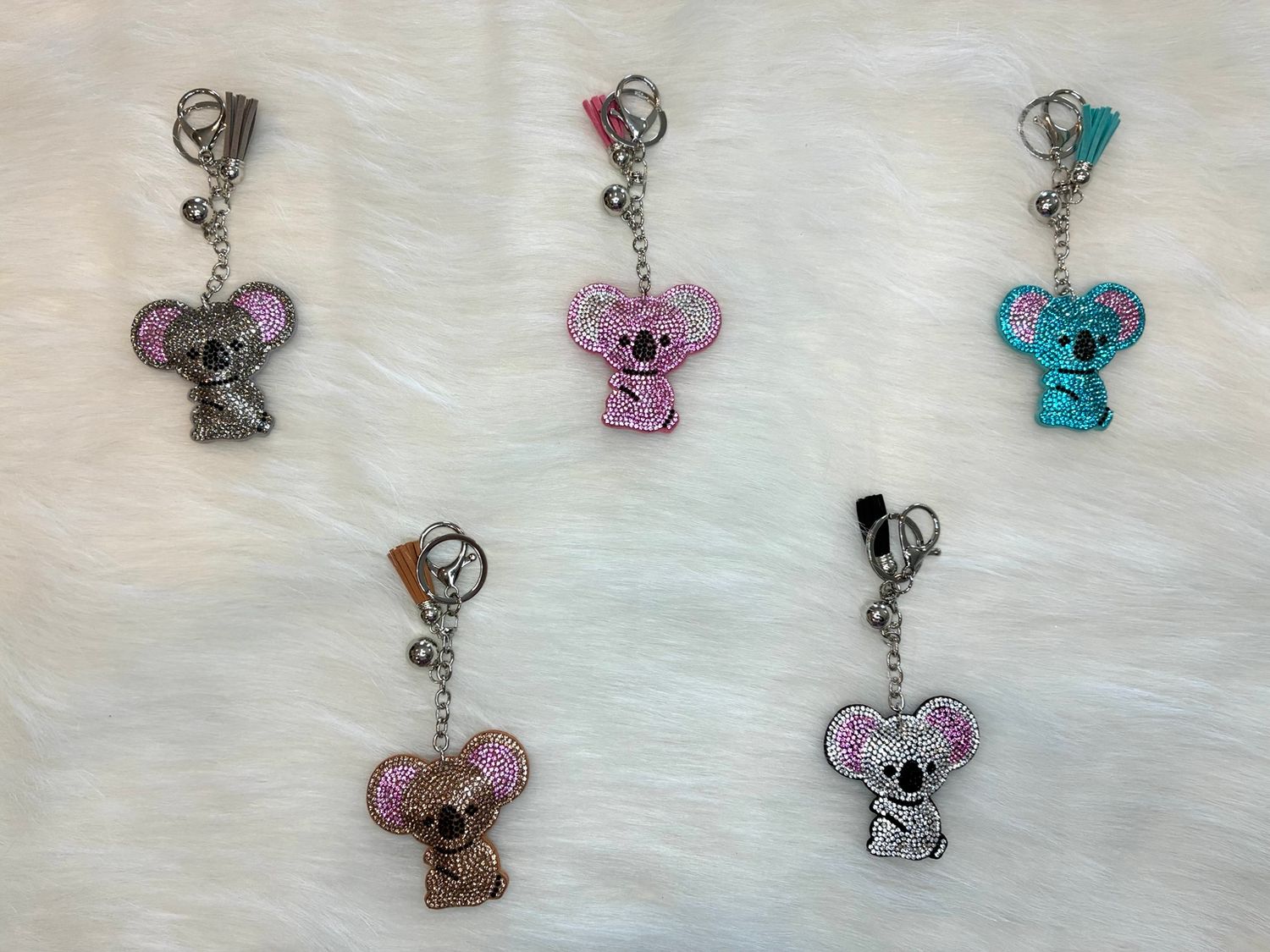 Bling Koala Bear Keychain Collection