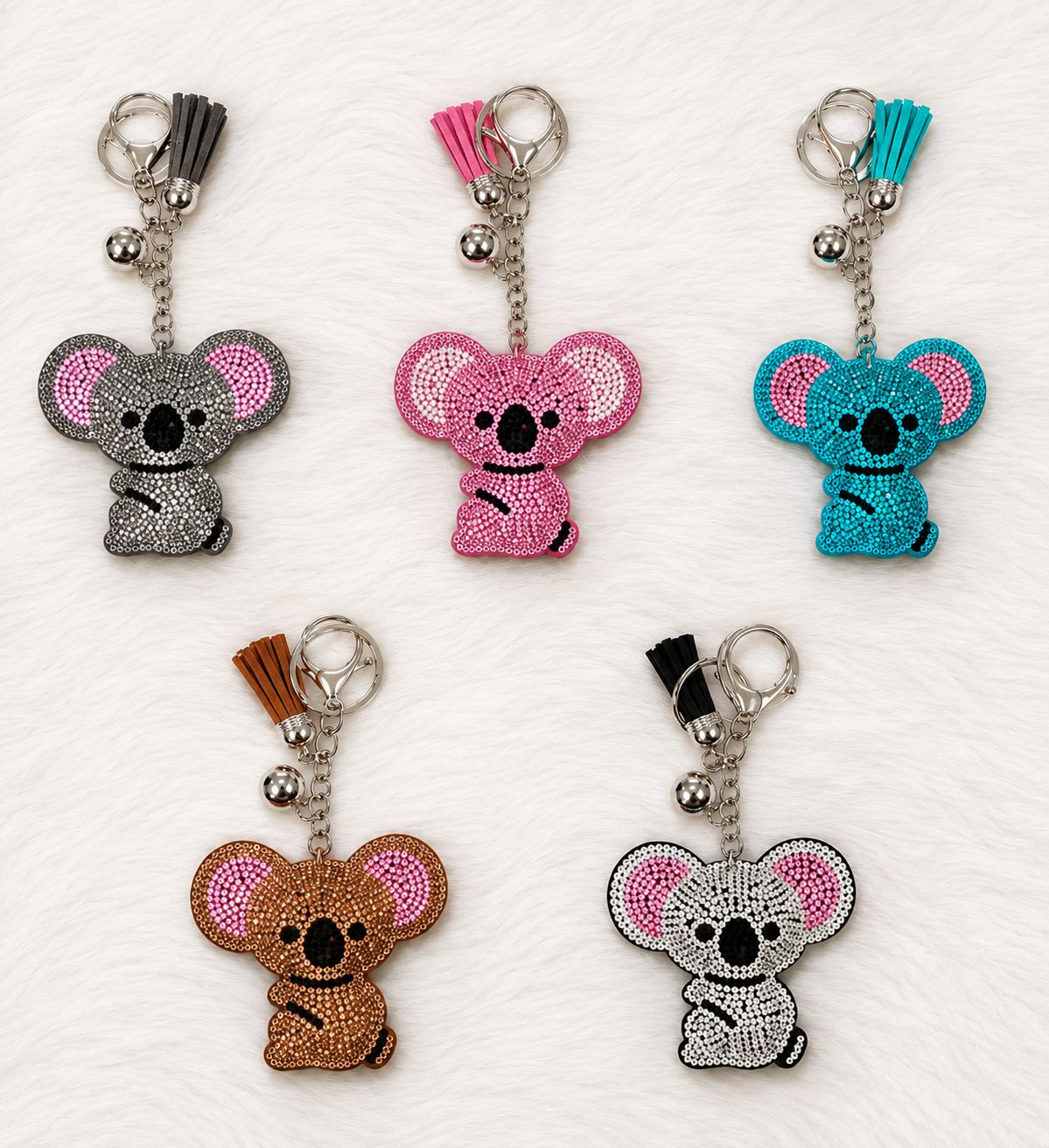 Bling Koala Bear Keychain Collection