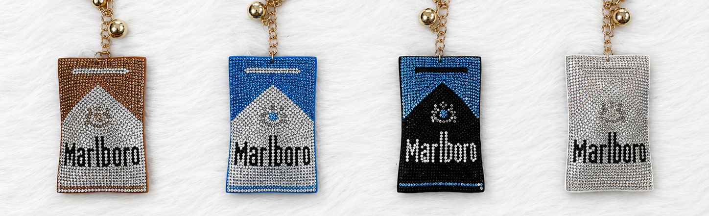 Marlboro Pack Bling Keychain Collection