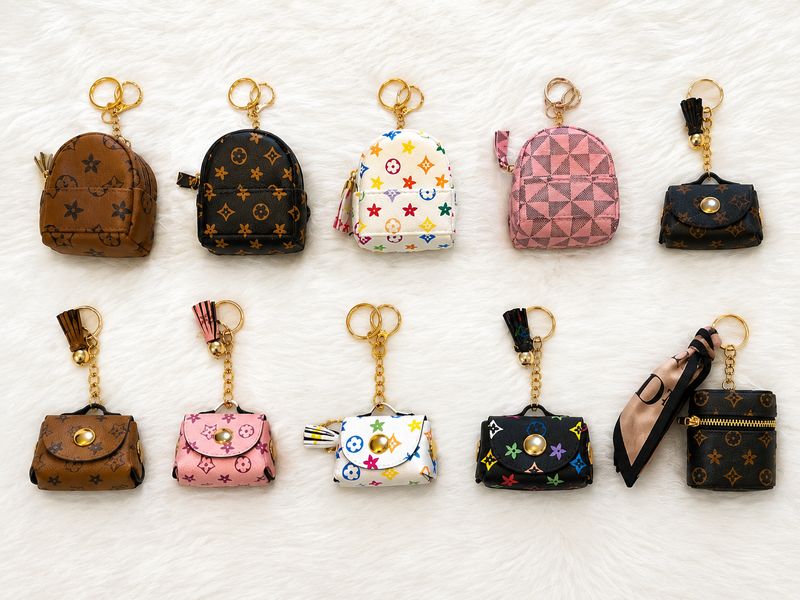 Designer-Inspired Mini Bag Keychain Collection