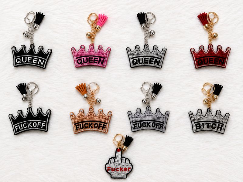 Queen Attitude Bling Keychain Collection