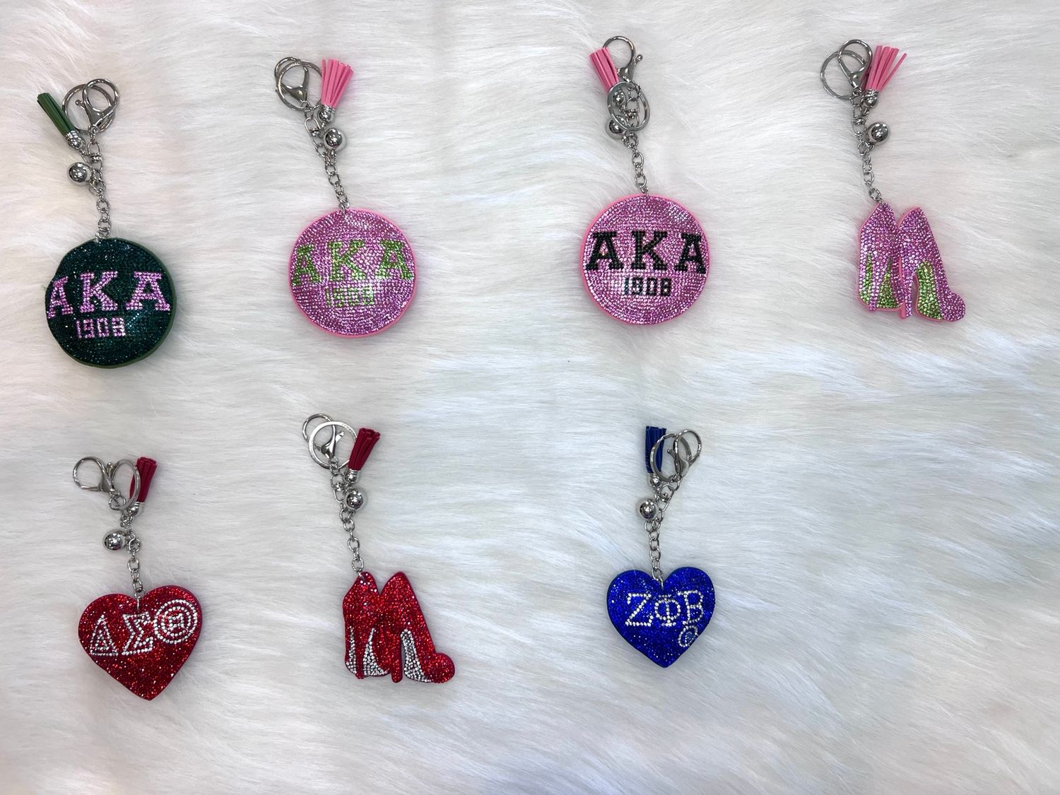 Sorority Bling Keychain Collection