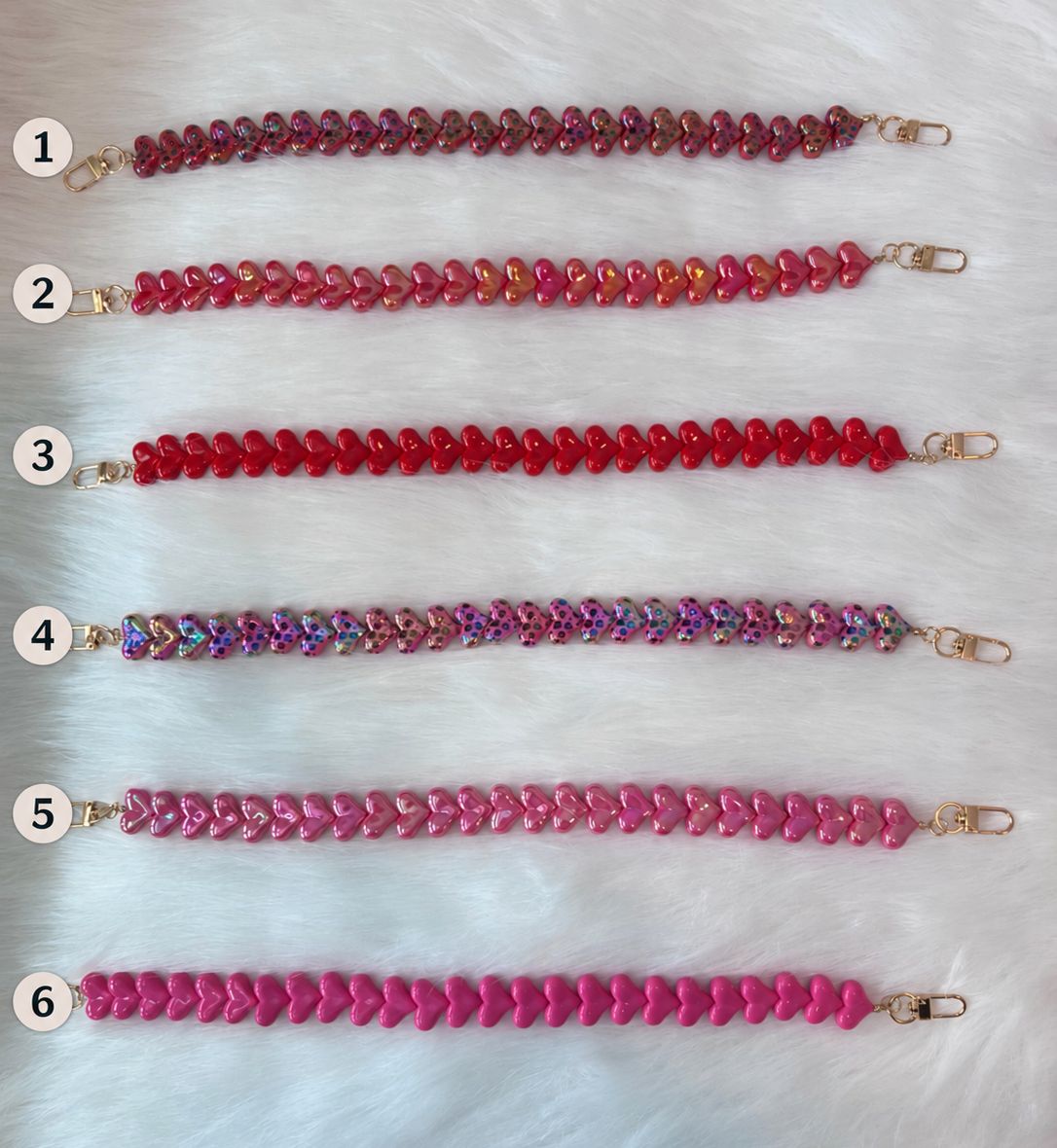 Heart Link Bag Chain