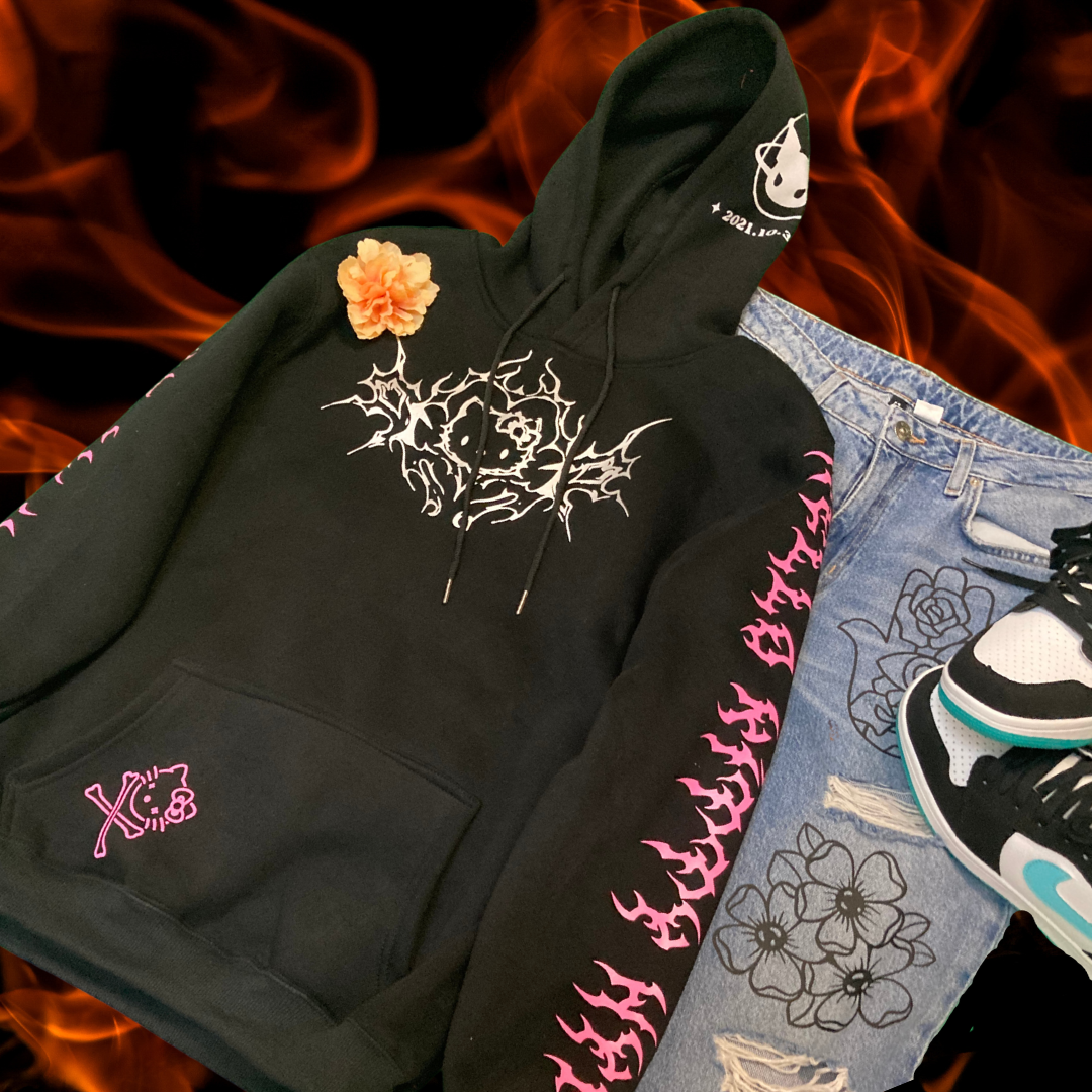 Hello Kitty Metal Hoodie