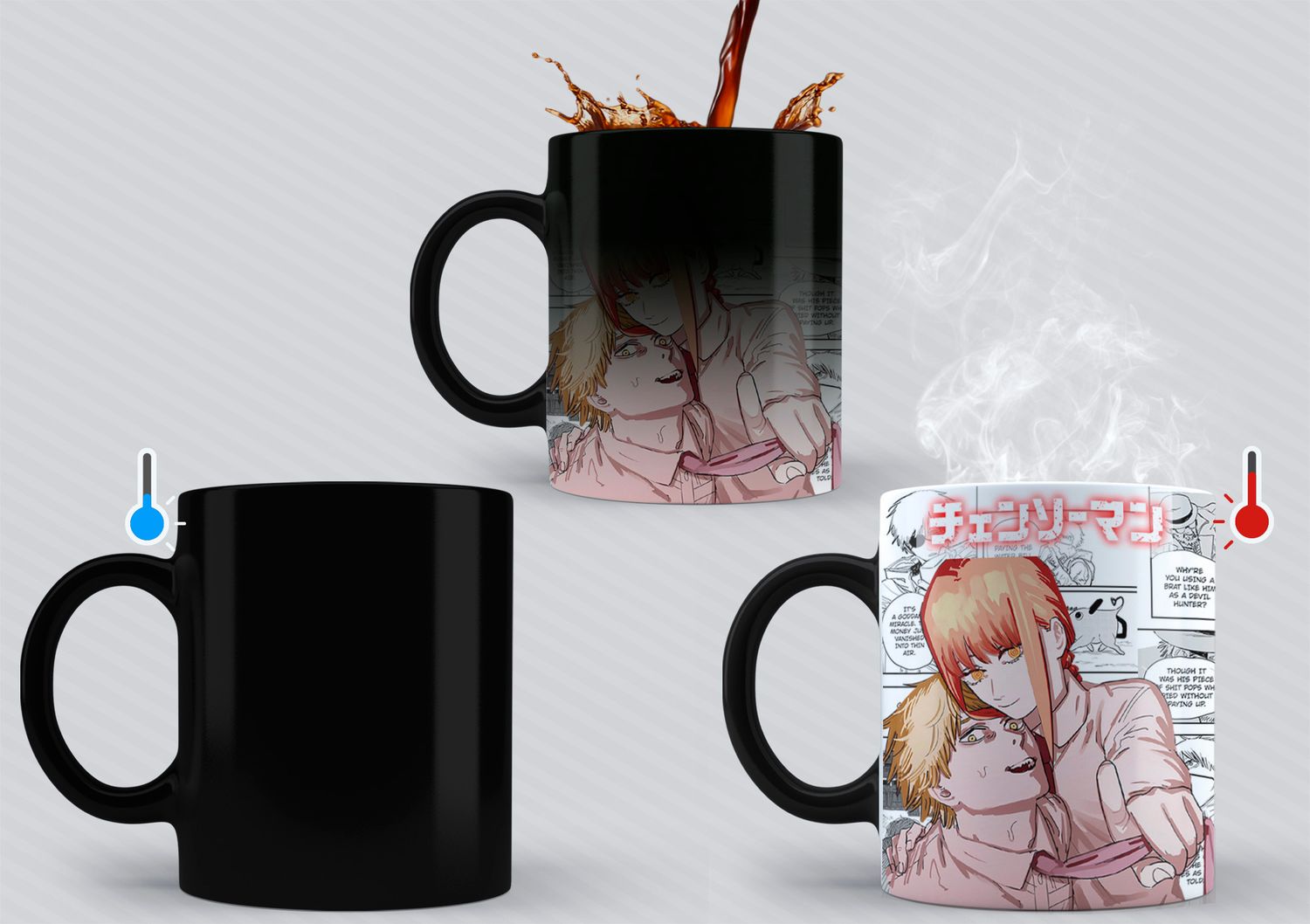 Denji &amp; Power Tasse