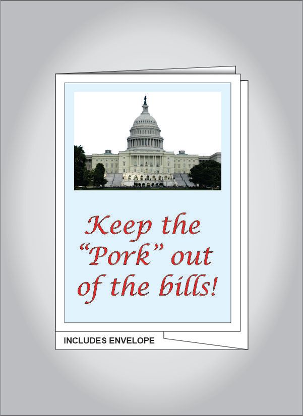 Pork in Bills card