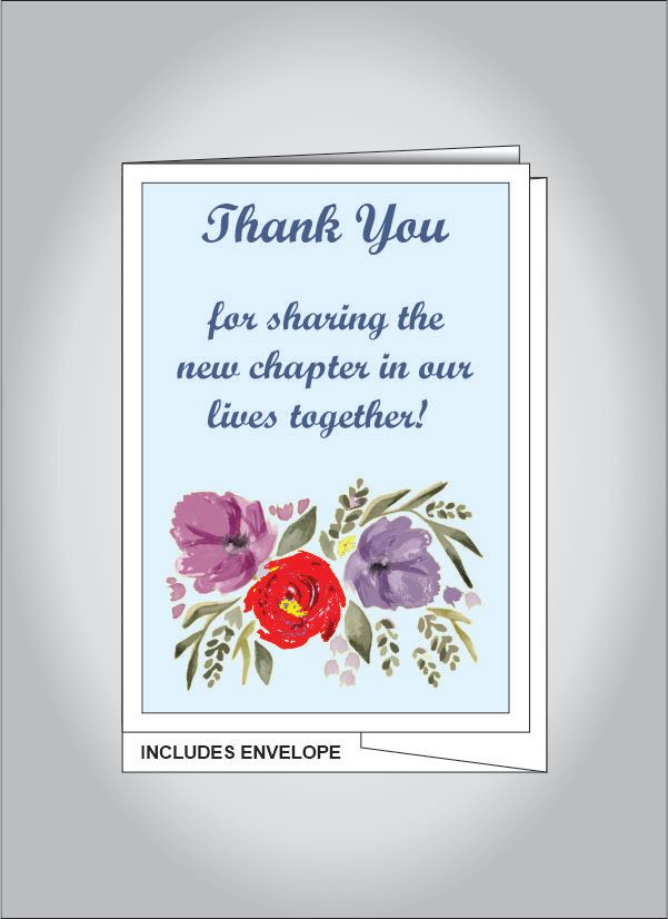 Wedding Thank you card